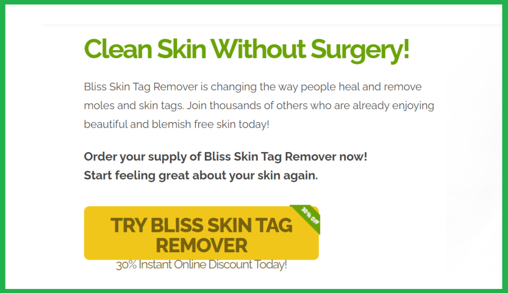 Bliss Skin Tags Remover